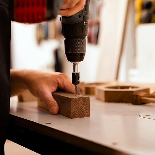 Wood Screws 3-1/2 Inch, FIXLINK Deck Screws #10 x 3-1/2", 310 PCS, Epoxy Coated, T25 Star Bit Above 1500 Hour Salt Spray Coating Outdoor Decking Screws Excellent Rust Resistant for Wood Fence, Brown