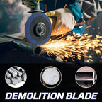 YIJING 7 Inch Diamond Blade - Metal Cutting Wheel for Rebar, Sheet Metal, Angle Iron, Stainless Steel