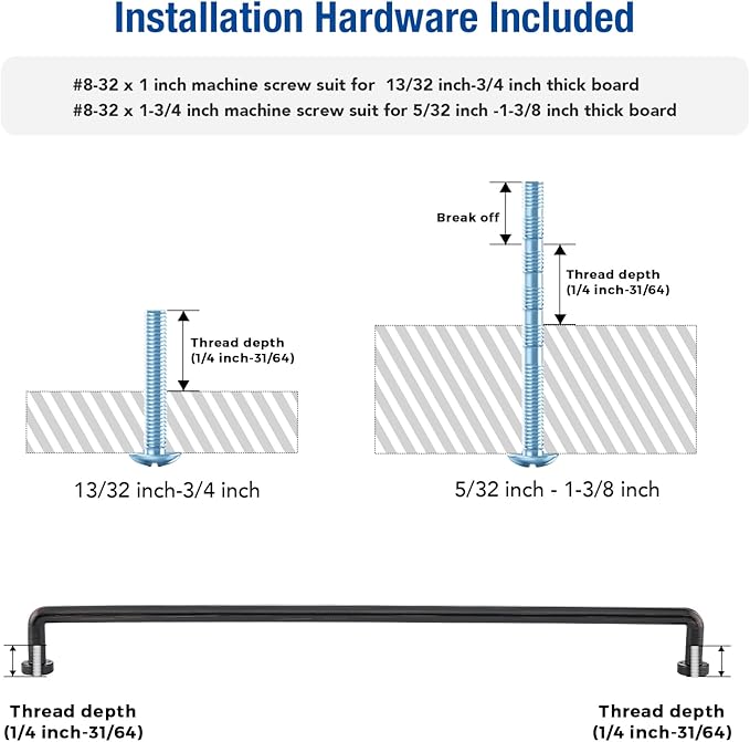 JOY DECOR Cabinet Pulls – 12-3/5 Inch Hole Center, Oil Rubbed Bronze, 2 Pack, Zinc Alloy Cabinet Handles for Drawers & Cupboard – Vintage Style Hardware for Kitchen, Bathroom, Dresser