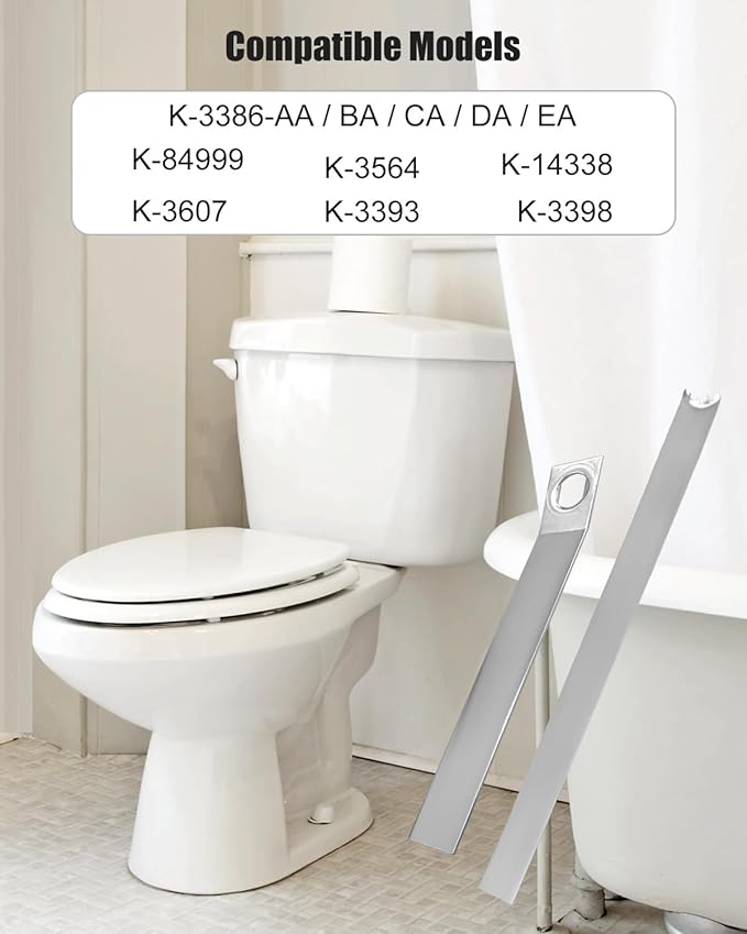 Toilet Seat Anchor Kit Compatible with Kohler K-84999 K-3386 K-3393 K-3398 K-3564 K-14338 K-3607 Models, Toilet Seat Fastening Replacement Kit