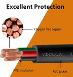 25ft 12/4 12 AWG Portable Power Cable (4 Conductor) - SJOOW 300V 12 Gauge Electric Wire for Motor Leads, Portable Lights, Battery Chargers and Machinery - 4 Conductor - 25 Feet Electrical Cord