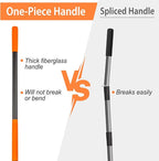 Hoe Garden Tool, Heavy Duty Garden Hoe for Weeding, Metal Garden Hoe with Long Handle, 58 Inches