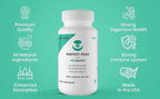 Probiotic, Natural Bacillus Spore Human Strains with 100% Survival Rate Through Stomach Acid and Bile for Gut and Digestive Wellness, Vegetarian, 30 Capsules