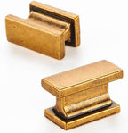 10 Pack Kitchen Cabinet Knobs, Antique Brass Dresser Drawer Knobs and Pulls for Bathroom Cabinets