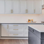 Asidrama 10 Pack 6.3 Inch(160mm) Champagne Bronze Kitchen Cabinet Handles, Cabinet Pulls Kitchen Cabinet Hardware Cupboard Handles Drawer Pulls