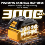 Handheld Car Vacuum Cordless, Portable Cars Vacuum Cleaner with 40000Pa High Power & Suction, Powerful 4-in-1 Hand Held Air Duster Fast Cleaning for Car,Home,Office,Pet Hair (Yellow)