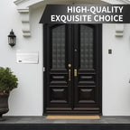 Wall Mount Mailbox, Large Capacity Mailbox for House, Visibility Galvanized Steel Rust-Proof Metal Post Box Drop, Mailboxes for Outside, 15.74"×9.84"×4.33" Solar Lanterns White