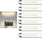15W 18" T8 Fluorescent Linear Tube Bulb F15T8/WW Warm White Light 3000K Medium Bi-Pin G13 Base 6 Pack