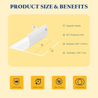 0.5'' Double Sided Adhesive Dots, 75Pcs Clear Adhesive Mounting Putty, Waterproof No Residue Adhesive Putty, Sticky Putty for Wall Hanging, Crafts, Posters Festival Decoration Museum