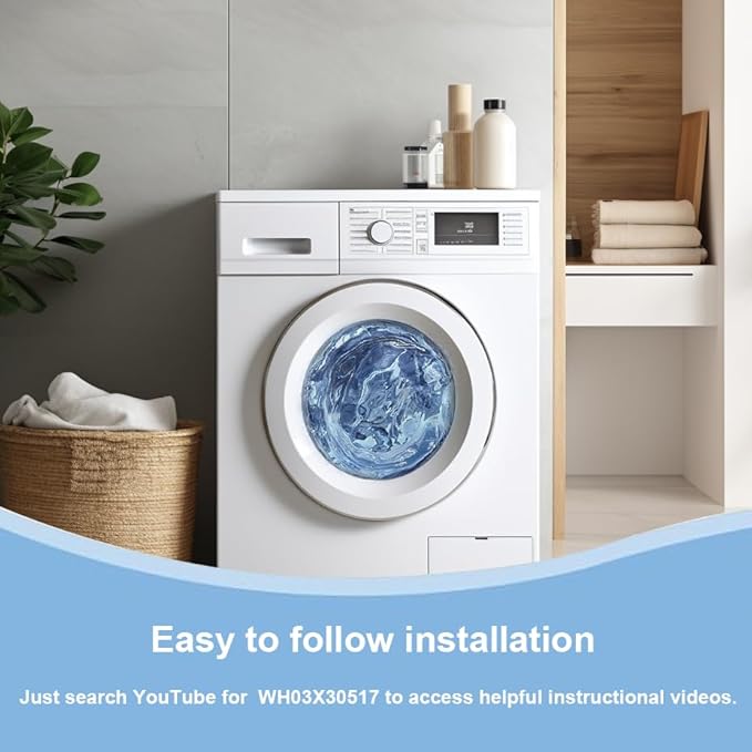 WH03X30517 GE Washer Shift Actuator - Washing Machine Compatible with GE and Hotpoint Models Replaces WH05X25036, AP7014559, PS16554752