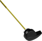 Universal Toilet Handle Lever Replacement - Toilet Flusher Replacement, Side Mount Toilet Tank Lever Fits Most Toilet Tanks - Efficient and Easy to Install Toilet Handle Replacement - Black Finish