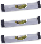 BETHEL 3Pcs Hanging Bubble Line Level String Aluminum levels Tools,Mini Leveler for Building Trades, Engineering, camping, and other Equipment Measure