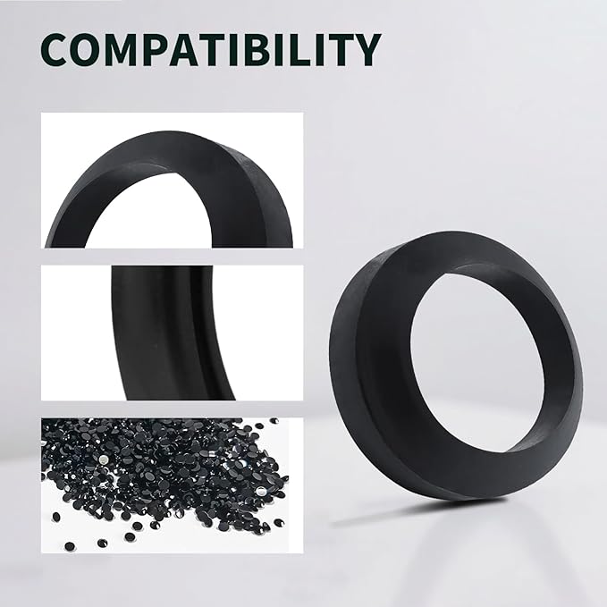 9BU024E Tank to Bowl Gasket Fit for TotoDrake Toilets, Compatible with Most 3" Two-Piece Models, Toilet Tank Gasket Replacement Gasket for Toto ToiletPart, 1 Pc