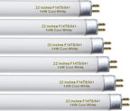 amgolibi T5 14W 4100K Fluorescent Tube, 22 Inches F14T5/841 Straight Fluorescent Bulb, F14T5/CW Fluorescent Lamp for Counter and Cabinet Fixture, Cool White 1250 Lumen G5 Base