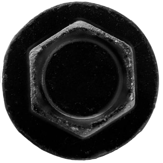 #14 X 7 Heavy Duty Black Timber/Log/Landscaping Wood Screws - Exterior Coated Heavy Duty Screws - ~50 Screw Count - Heavy Duty Black Log Wood Screws