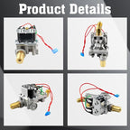 GC10A-4E 92089 RV Water Heater Gas Valve Fits for Atwood 10 Gal Water Heaters with Rogers Solenoid RV Parts Replaces G10-1E, G10-3E, GC10-1E, GC10A-2E，93844, 93870, 93321, 92078