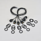 Light Socket with Cord Outdoor Light Socket Wire with E26/E27 Socket Light Bulb Socket with Cord Temporary Construction Lighting Waterproof Socket (6 Pack) 3Foot 20Awg MA6009