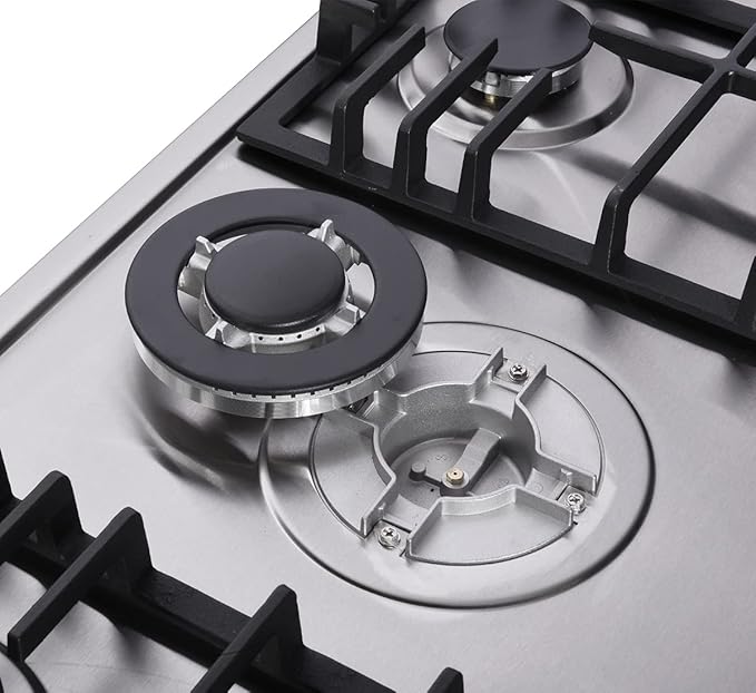 12 Inch Gas Cooktop With Dual Fuel Sealed 2 Burners - Stainless Steel Drop-In Hob DK223-A01 Cooker