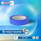 Blue Painters Tape 1 Inch Wide, 1 Roll Masking Tape - Perfect for Precise Lines on Walls & Trim, Multi-Surface, Residue-Free, Easy Removal - Ideal for Indoor & Outdoor Use, 0.94in x 60yds