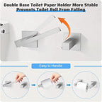 TURS 10-Piece Bathroom Hardware Accessories Set Brushed Nickel Towel Bar Holder Set SUS304 Stainless Steel Towel Racks for Bathroom Wall Mounted, 23.6-Inch