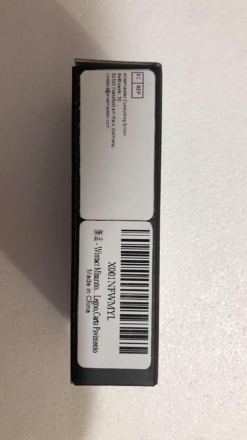 Wintact Pocket Wood Moisture Meter, Pin Type Water Leak Detector, Digital Moisture Tester for Lumber, Firewood, Walls, Drywall, Paper, Brick, Concrete Building Material Black