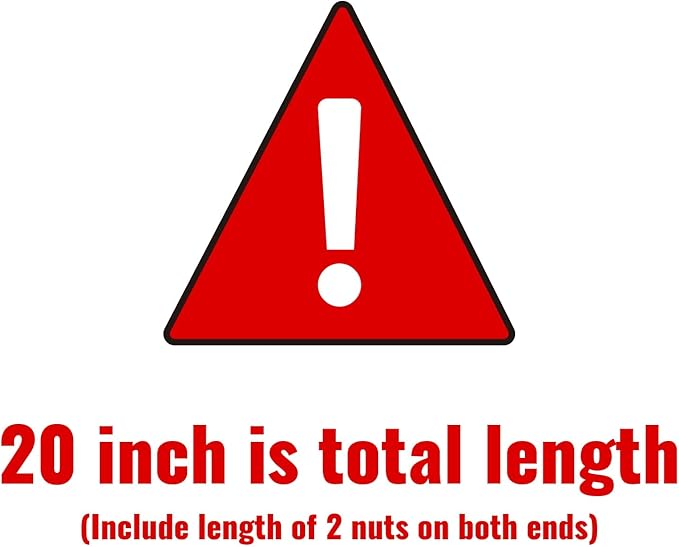 (2 Pack) SUNGATOR 20 Inch Faucet Supply Lines, 3/8" Female Comp Thread x 1/2" FIP Thread Sink Hose, 20" Stainless Steel Braided Faucet Supply Line for Bathroom, with 2 Wrenches and 1 Sealing Tape