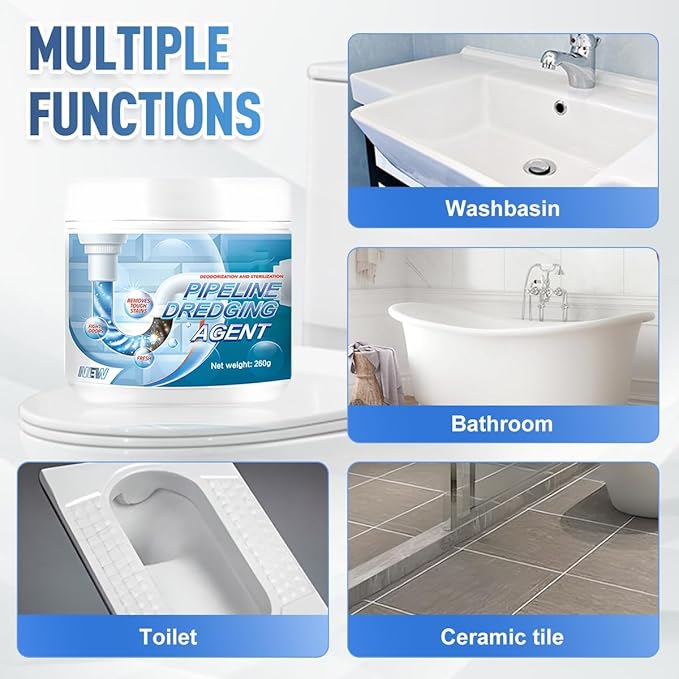 Drain Clog Remover Powerful Unclogging Sink Hair Cleaner for Kitchen, Shower Pipes and Drains(onesize 3PCS)