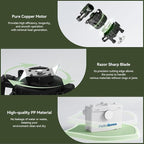 800W Macerator Pump, Up to 36 ft, High Efficiency Sewerage Pump with 2 Outlets/4 Inlets for Macerating Toilet,Sink, Shower, Basement, High Power Copper Motor