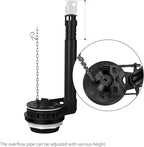 R&T 3-Inch Toilet Flapper Valve Adjustable Flush Volume Toilet Repair Kit for 2-piece Toilet A21026