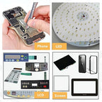 10mmx25M Clear Thin Double Sided Tape Strong Adhesive Two Sided Mounting Tape for LED Strips, Tablets Screen, Woodworking, Clothes, Arts Crafts, Heat Resistant, Residue Free