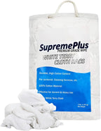 Premium Terry Towels for Cleaning - 3 lbs. Bag, 20”x20” - 100% Cotton Towels Cleaning Rags - Multipurpose White Terry Cloth Rags for Garage, Shop, Auto, Home & Janitorial Use