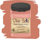 Dixie Belle Paint Company Chalk Finish Furniture Paint - Cottage Door (32oz) - Matte Dusty Coral Chic Chalk Mineral DIY Furniture Paint
