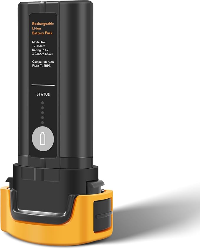 Replacement Battery Pack Ti SBP3 Compatible with FLUKE Ti400, Ti300, Ti200, Ti125, Ti110, Ti105, Ti100, Ti95, Ti90, TiR125, TiR110, TiR105, Ti32, Ti29, Ti27 Infrared Cameras 7.2V 23.04Wh