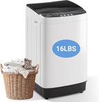16lbs Portable Washing Machine, 2.0 Cu.Ft Full Automatic Washer and Dryer Combo with 8 Wash Programs, Compact Laundry Washer for Apartment, Dorm, RV, Small Spaces, Lavadora
