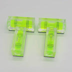 Magnetic Mini Small Bubble Level Tool Scope Square Pocket Long Stick On High Precision Horizontal (4pcs 1.6inch 40mmx17mmx15mm)