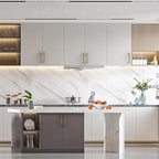 Asidrama 10 Pack 5 Inch(128mm) Antique Brass Kitchen Cabinet Handles, Cabinet Pulls Kitchen Cabinet Hardware for Cupboard Drawer Pulls