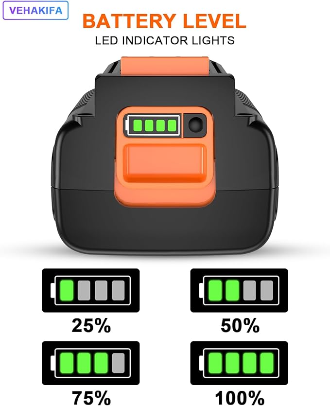 40V 2000mAH Lithiun Compatiable with Black and Decker 40V Max Lithiun Battery LST136 LCS1240 LBX2040 LBXR36 LHT2436 LBXR2036 LBX1540 LBX36 LSWV36 LST540 LST136W