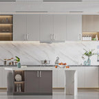 Asidrama 10 Pack 3.75 Inch(96mm) Brushed Satin Nickel Kitchen Cabinet Handles, Cabinet Pulls Kitchen Cabinet Hardware for Cupboard Drawer Pulls