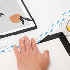 Bulina Double Sided Tape 1 in x 16.5ft 2 Pack PE Foam Tape Strips for Crafts Picture Hanging Poster Alarm Sensor Arts DIY Home Deco