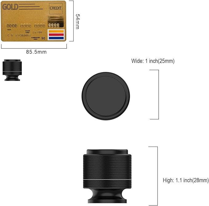 Amerdeco 30 Pack Matte Black Knurled Cabinet Knobs Kitchen Cabinet Pulls for Drawer Dresser, Cupboard and Wardrobe ZH0031