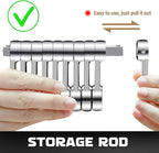 DISEN 9pcs Torque Adapter Set SAE, Durable Torque Wrench Adapter, Torque Adapter 3/8" Drive, 12 Point, Set Including 3/8", 7/16," 1/2", 9/16", 5/8", 11/16", 3/4", 13/16", 7/8"