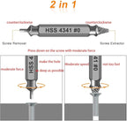 Gifts for Men,Damaged Screw Extractor Set-Christmas Stocking Stuffers for Men Adults Him,Mens Gifts for Dad,Husband,Stripped Screws Nuts & Bolts Drill Bit Tools for Easy Removal of Rusty Broken Screw