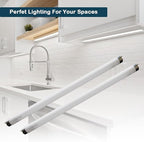 18" F15T8-CW 15 Watt Cool White,T8 Fluorescent Linear Tube Lamp,Replacement Bulb for Philips Alto ECO GE Staco Light Fixture,G13 Bi-Pin Base,4100K (4PACK)