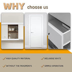 GSCIT Club White Edge Banding, 13/16 inch x 50ft Melamine Edge Banding with Hot Melt Adhesive Preglued Cabinet Edge Banding Flexible White Veneer Edging