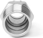 ChillWaves 304 Stainless Steel Pipe Fitting, Reducer Hex Nipple 1" NPT Male x 3/4" NPT Male Thread Adapter(3-PACK)