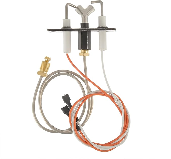 IPI Pilot Assembly 2090-012 Natural Gas for Heatilator, SRV2090-012 2198-012 Natural Gas (NG) Pilot Assembly for Heatilator, Majestic, Heat-N-Glo, Quadra-Fire Fireplaces Replacement Part