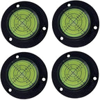 50MM 4 packs Universal Level Instrument Horizontal Bead Horizontal Instrument Horizontal Bubble Level Belt Positioning Hole Through（50x13mm）