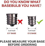 25Pack G40 LED Replacement Bulbs, E12 Candelabra Base, 1W (7W Equivalent) Dimmable 2700K, Shatterproof Plastic Globe for Outdoor String Lights, Patio, Porch, Christmas, Wedding, Cafe & Bistro