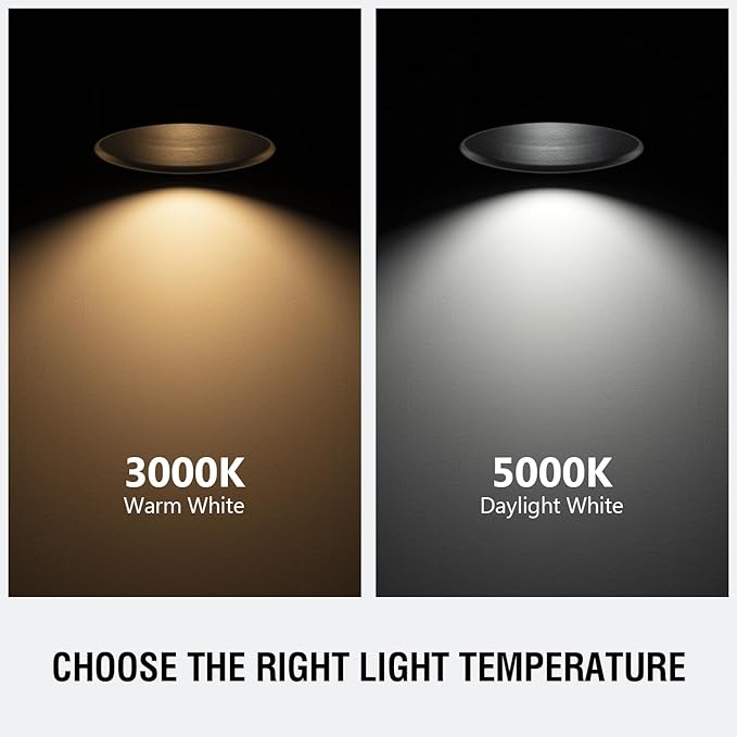 A19 LED Light Bulbs 60 Watt Equivalent, 90 CRI, Dimmable, Warm White 3000K, 760 Lumens, E26 Base, 120V, 8W LED Bulbs for Bedroom Living Room, 8-Pack