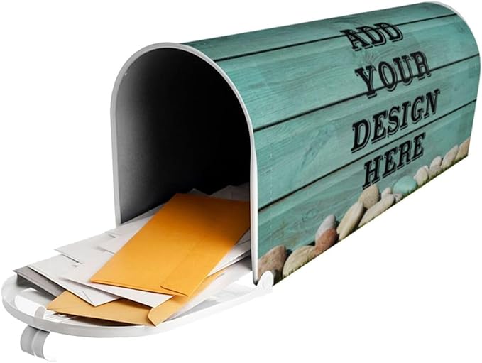 Personalized Mailbox Covers Custom Picture/Photo/Text Magnetic Standard Size Mailbox Wraps Post Letter Box Cover for Garden Yard Outdoor Decorations-8